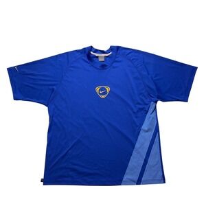 Vintage Nike Center Swoosh T-Shirt Mens XL Soccer Y2K‎ Gym Tee